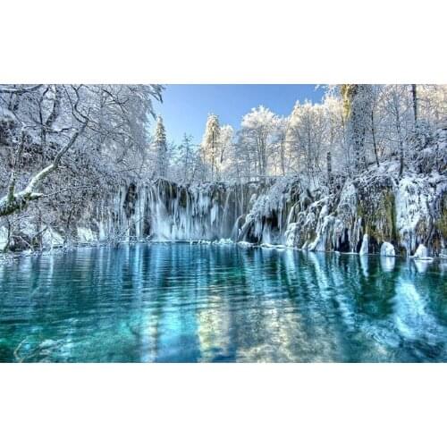 Snowing style Embroidery Counted Cross Stitch Kits Needlework - Crafts 14 ct DMC Color DIY Arts Handmade A35347