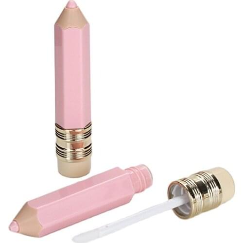 3.5ml Clear Lip Gloss Wand Tube Empty Pencil tubes Packaging Plastic Lipgloss Bottle Cosmetic Lipgloss Container 25/50 pieces