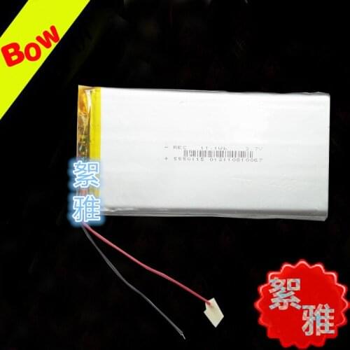 3.7V polymer 5550115 3000MAH flat battery DIY mobile power supply with protective plate Rechargeable Li-ion Cell