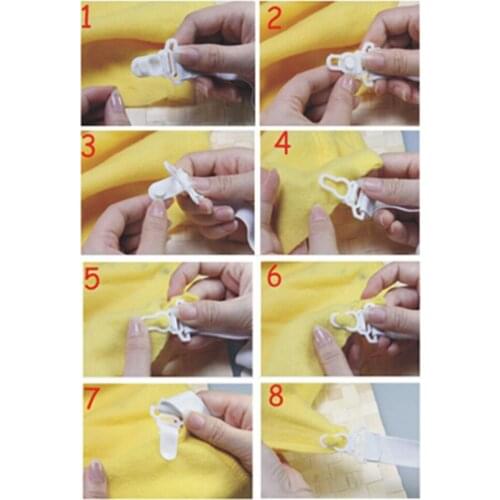 4pcs Bed Sheet Mattress Cover Blankets Grippers Clip Holder Elastic Adjustable Bed Sheet Cord Hook Loop Straps Strap Suspender
