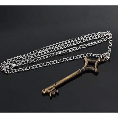 Attack on Titan Eren Password Cosplay Pendant Necklace Shingeki no Kyojin Anime Rope Chain Necklace Accessories Figure Toy