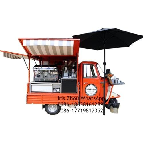 Best Seller Cargo Bike With Piaggio Ape 3 Wheeler Ape Food Van Truck For Sale