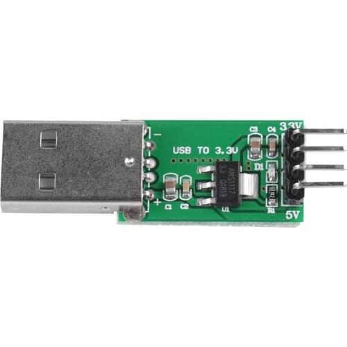 CE009 USB Power Supply Module 5V to 3.3V DC-DC Step-Down Buck Converter Module Durable