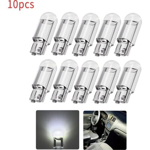 COB Led Light W5W T10 DC12V LED Bulb Wedge License Plate Light Dome Lamp COB Led Light Lamps 1.5W 0.15A For Car Dropshipping New