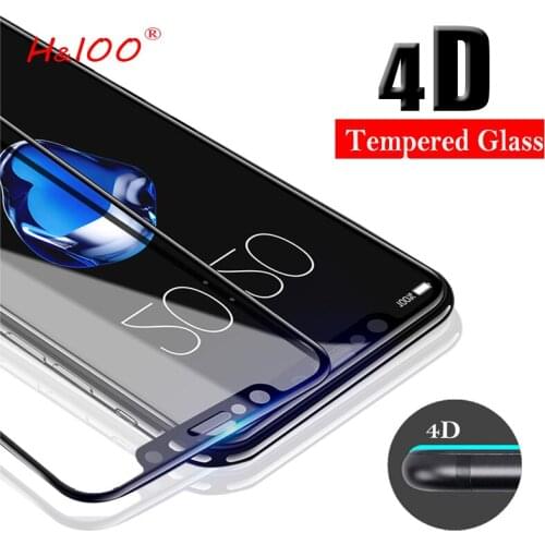 H&lOO 9H 4D Anti-Explosion Screen Protector Tempered Glass For iPhone X 5.8 inch 8 8 plus Premium Protective Toughened Film