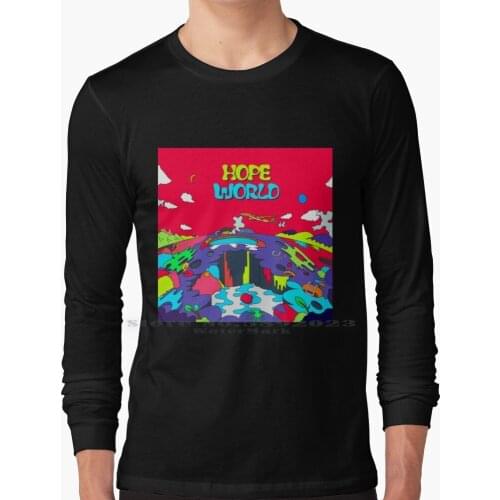 J - Hope Hope World Mixtape Long Sleeve T Shirt 100% Pure Cotton Big Size Rm Kim Namjoon Kimnamjoon Jin Kim Seokjin Kimseokjin
