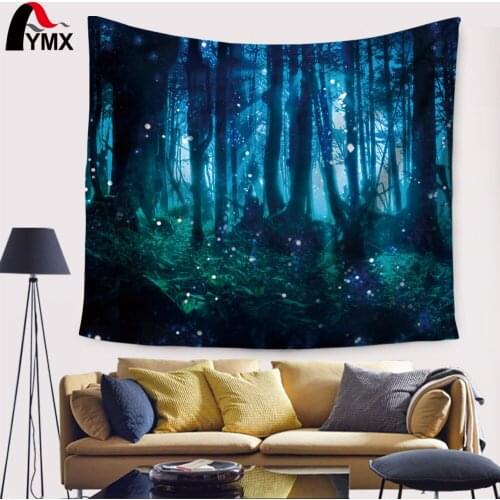 Fashion Forest Tapestry Hippie Wall Hanging India Mandala Tapestries Beach Throw Towel Gypsy Bed Sheet Home Decor Table Cloth