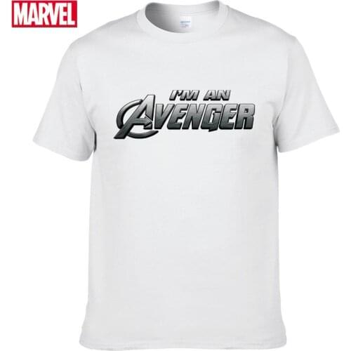 Disney Marvel Avengers LOGO Printed Compassionate Summer New Mens and Womens Loose Short-sleeved Tops T-shirts Men Clothing #7