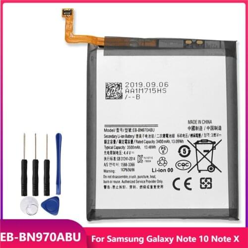 Original Phone Battery EB-BN970ABU For Samsung Galaxy Note 10 Note X Note10 Replacement Recgargable Batteries 3500mAh