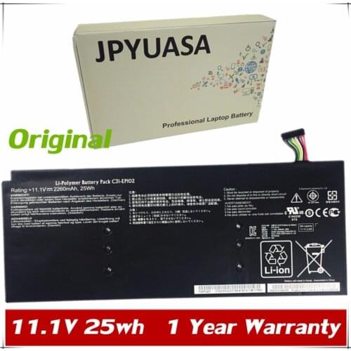 7XINbox 11.1V 25wh 2260mAh Original Laptop Battery C31-EP102 For ASUS Eee Pad Slider EP102 Series Tablet