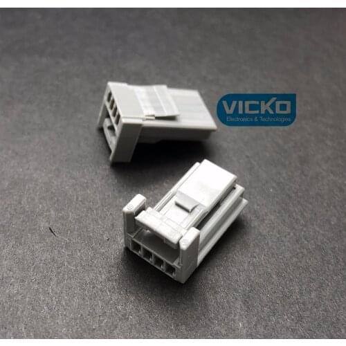 ORIGINAL 1473672-2 4 Position connector Automotive Connectors 025 PLUG ASSY Socket Female Gray