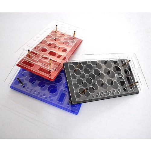 RC Screwdriver Shelf Hex Screwdriver Tool Storage Rack Plexiglass Kit Stand Holder for RC Toys Drones Repair
