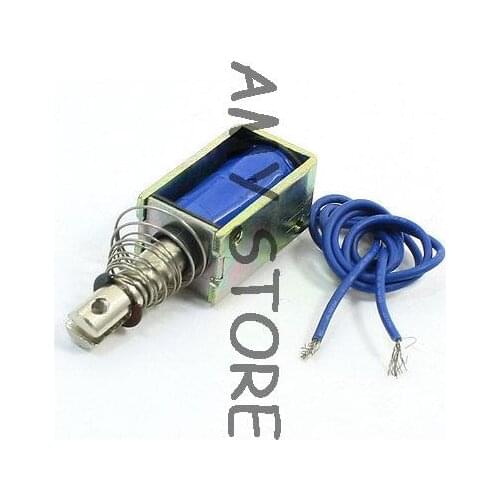 DC 12V 0.7kg Open Frame Linear Pull Type Electromagnet Solenoid HCNE1-0730