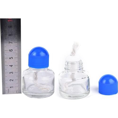 Durable 25ML Protection Safty Glass Alcohol Burner Spirit Lamp Heating Lab Equipment