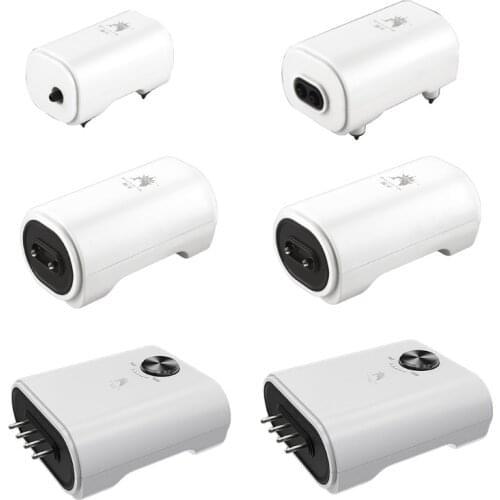 Adjustable Aquarium Air Pump Fish Tank Ultra Silent Oxygen Compressor Single/Double/Four Outlet EU/US Plug 110V 220V