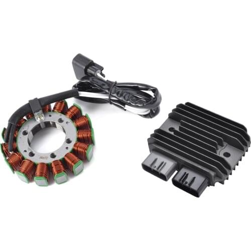 Motorcycle Regulator Rectifier and Magneto Stator Coil Generator for Kawasaki ZX10R ZX-10R 2008 2009 2010 2011 2012 2013 2014
