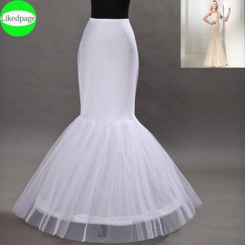Mermaid Bride Petticoat Underskirt Jupon Mariage Wedding Accessories Halka Pod Sukienke Enaguas De Mujer Crinoline Sottogonna