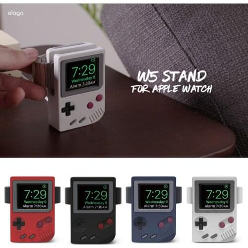Silicone Retro Game Console Design Charge Stand Holder Station Dock for Apple Watch Series 1/2/3/4 42mm 38mm 40mm 44mm