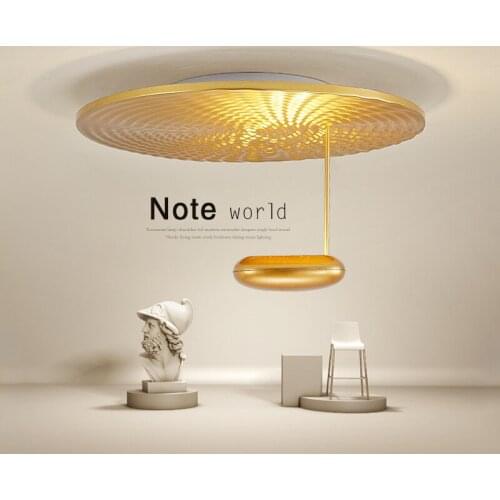 Italian Bedroom LED Metal Ceiling Lamps Bean Sprouts Reflector Living Room Study Creativity Home Illumination Luminaire