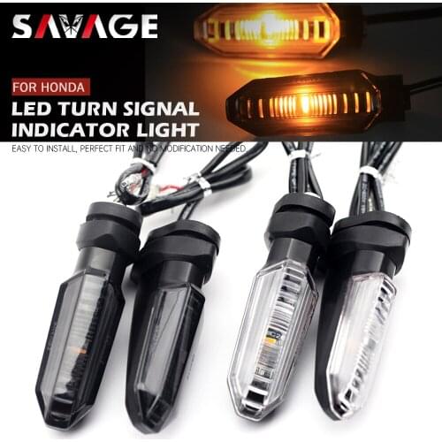 LED Turn Signal Indicator Light For HONDA CB500X CB500F CBR500R CB500F/X MSX 125 Grom CRF250L CRF300L Motorcycle Blinker Lamp