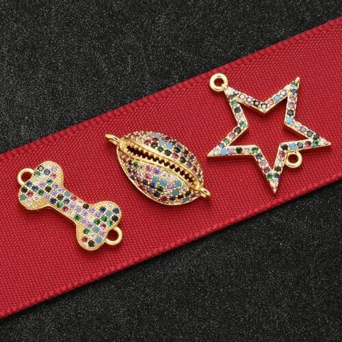 ZHUKOU 9x18mm high quality puppy bone crystal pendant for handmade necklace earrings bracelet jewelry making accessories VS388