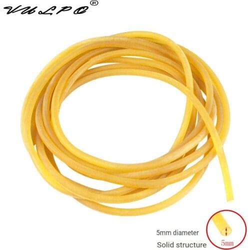 1m/3m/5m Natural Latex Slingshots Rubber Tube ( Solid structure ) High Elastic tube band Shooting bow accessories