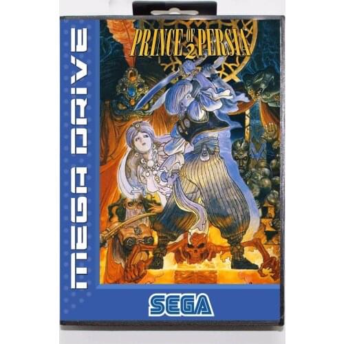 Prince of Persia 2 16 bit MD Game Card With Retail Box For Sega Megadrive/Genesis