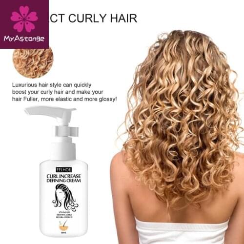 2021 Curl Boost Defining Creams Hair Care Elastin Hair Fluffy Smoothly Oil 60mL