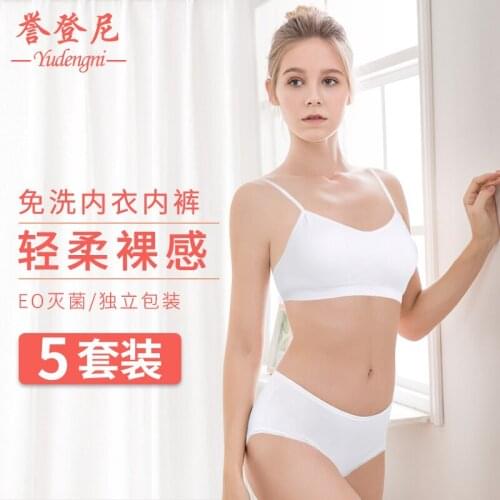 5set Women Disposable Cotton Underweara+PantiesTravelling Postpartum Panties 4 Size Underpants Underwear Pregnancy Panties