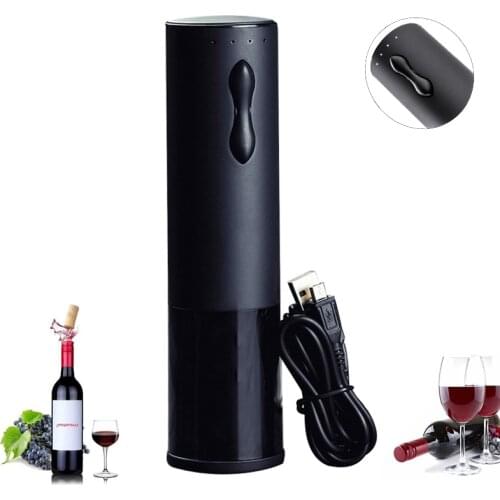 Automatic Bottle Opener for Red Wine with Foil Cutter USB Charging Cable Electric Red Wine Openers Kitchen Accessories Home Tool