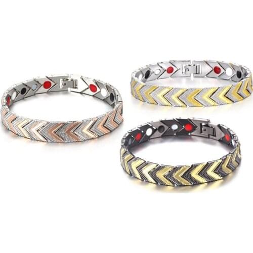 Men Women Bracelet Therapeutic Energy Healing Magnetic Bracelet Therapy Arthritis Stress Arthritis Pain Relief Fashion Jewelry