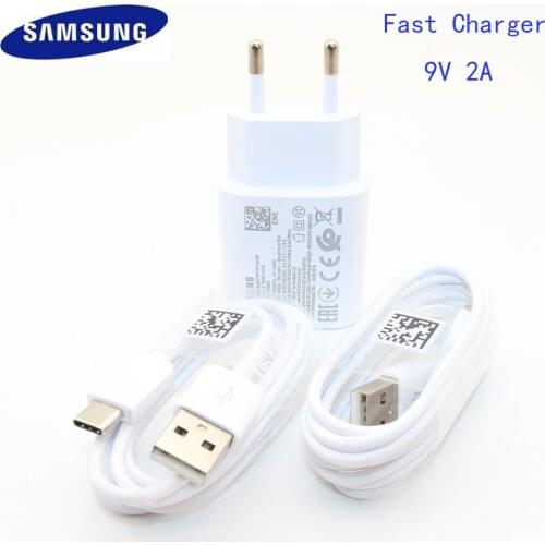 For samsung TA600 9V2A Fast Charger USB C 3.0 adapter for Samsung J3 J5 J7 Note 4 5Huawei P20 Pro P30 Lite mate 20 pro