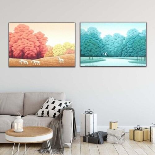 DIY colorings pictures by numbers with Solitary Lin Hongming and The autumn red maple pictures drawing Relief painting by number