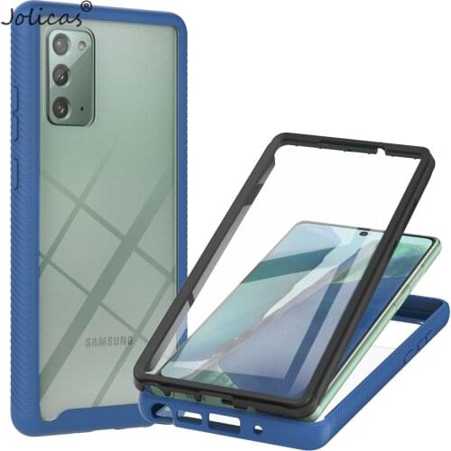Two Layer Structure Cell Cases For carcaso Samsung Note 20 Front And Back Shell sFor Telofon Samsung Galaxy capa Note 20 Carcasa