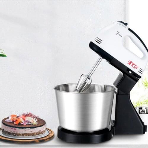 Stainless Steel Electric Flour Mixer Table Cake Handheld Egg Beater Blender Baking Whipping Cream Machine