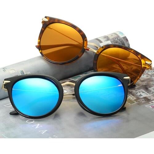 Женские солнцезащитные  круглые очки GAOGUOMU China At AliExpress