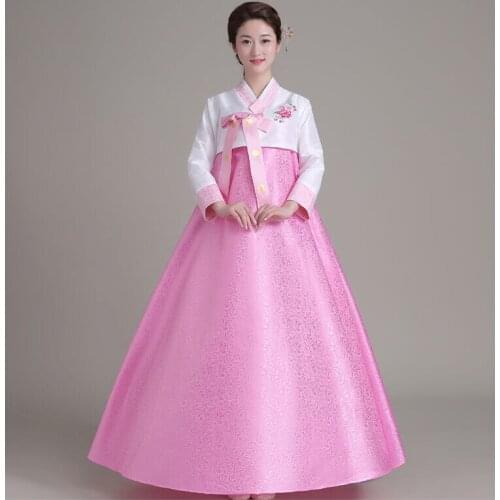 Hanbok Dress Korean Traditional Hanbok Korean National Costumes Woman Hanbok