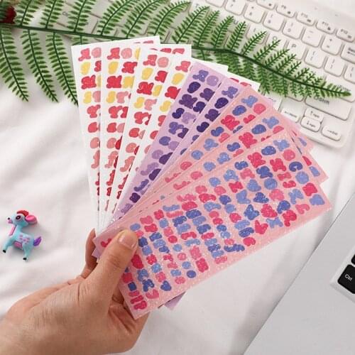 Creative Cute Decoration Laser Stickers DIY Scrapbook Mobile Phone Stationery Happy Planning Aesthetic Stickers