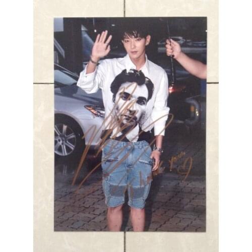 LEE JOON GI Joongi Lee Joongi autographed signed original photo 5*7 K-POP 102018E