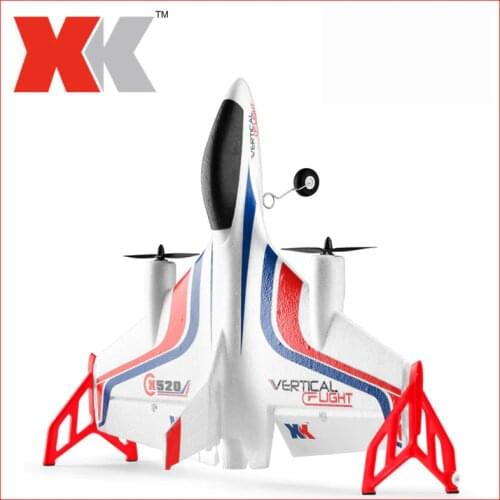 WLtoys XK520 RC Airplane Foam Glider 6 Channels Brushless Vertical Take Off Stunt Aerocraft Big Remote Control Aircraft Model