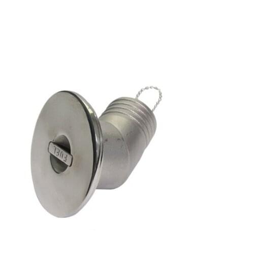 Marine Boat Yacht 316 Stainless Steel Deck Fuel Filler 1 1/2 Inch 38mm OD 60 Degree
