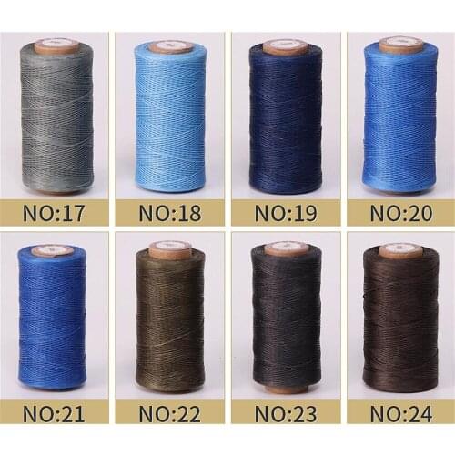 New 30pcs/lot Durable 240 Meters 0.8mm 150D Leather Waxed Thread Cord for DIY Handicraft Tool Hand Stitching Thread