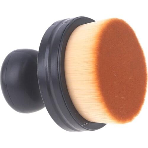 Portable Makeup Brush O Shape Seal Stamp Foundation Blush Liquid Cosmetic Brush New