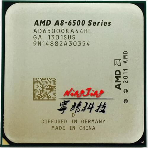 AMD A8 Series A8 6500 A8 6500k CPU AD6500OKA44HL /AD650BOKA44HL 3.50GHz (4.1GHz Turbo) Socket FM2