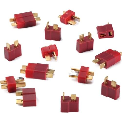 RC Lipo Battery Helicopter 50Pairs(100pcs) T Plug Connectors Male Female for deans Top Quality