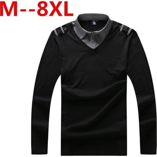 10XL 9XL 6XL 5XL 4XL 7XL Mens British Fashion Mens Casual Slim Long Sleeved Men Polo Shirt Turn-down Collar Mens Polo Shirts