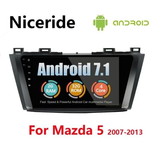 Touch Screen Android 7.1 Car DVD GPS Navigation Multimedia For Mazda 5 Radio 2007 2008 2009 2010-2013 Stereo Head Unit wifi bt