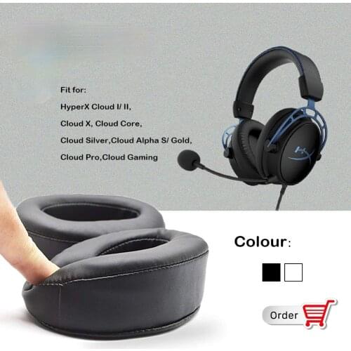 New Replacement Ear Pads for HyperX Cloud I/ II, Cloud Core,Cloud X,Cloud Silver,Cloud Alpha S/ Gold,Cloud Pro,Cloud Gaming