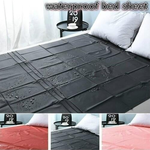 Waterproof Adult Bed Sheets Sex PVC Vinyl Mattress Cover Allergy Relief Bed Bug Hypoallergenic Sex Game Bedding Sheets