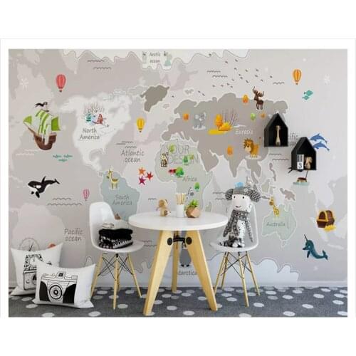 WELLYU Modern classic decorative painting 3d wallpaper Nordic hand-painted fashion childrens room sofa background wall paper3D
